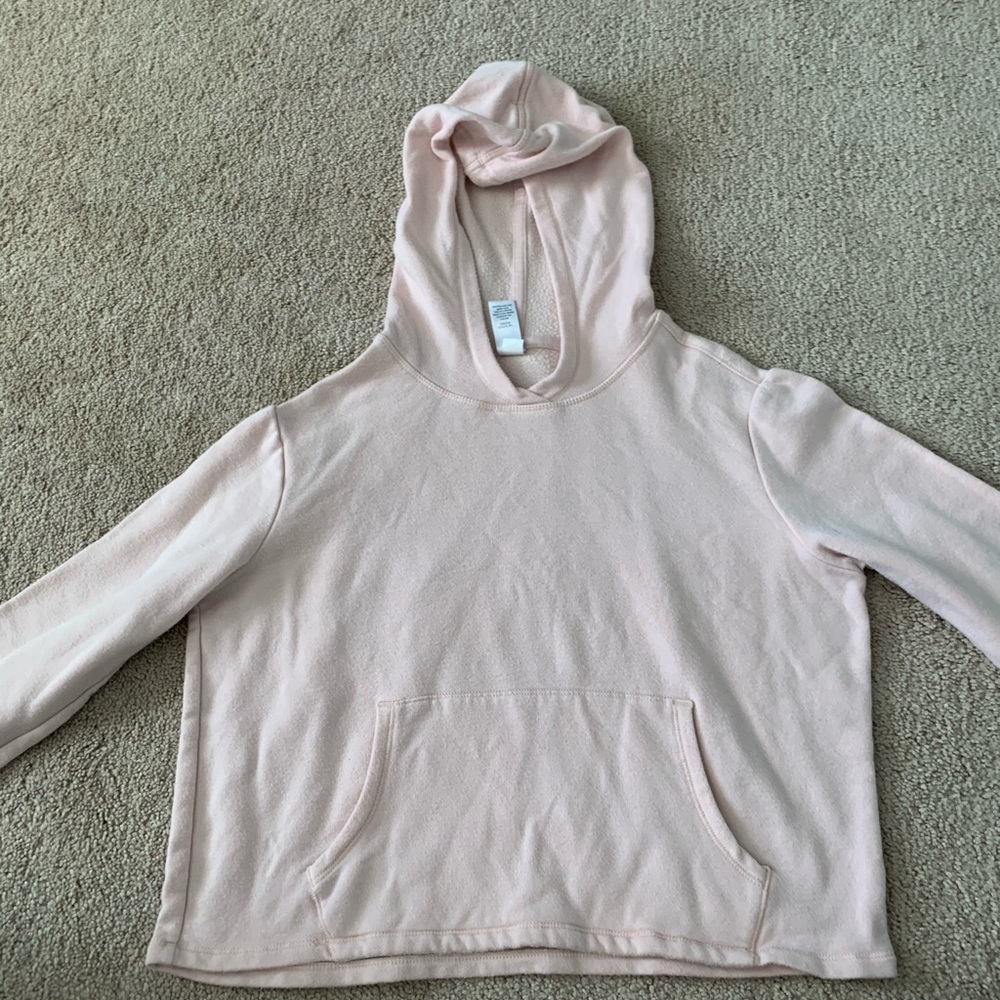 Athleta Girl Light Pink Sweatshirt - Size L (12)